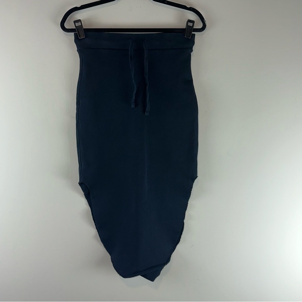 Frank & Eileen Donegal Unforgettable Sweatshirt Midi Skirt in Navy Size S